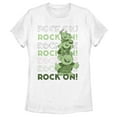 thumbnail image 1 of Women's Frozen Rock On Trolls Graphic Tee White X Large, 1 of 4