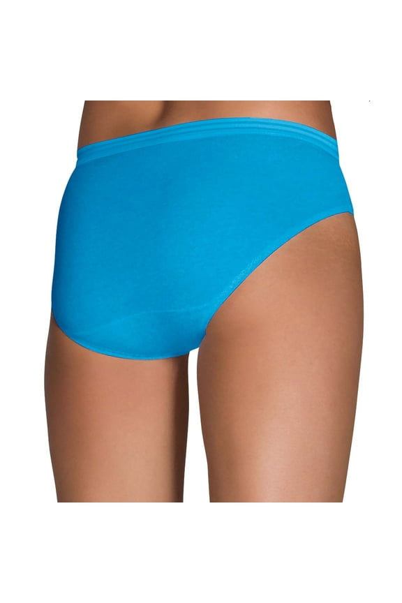 Women's Fruit Of The Loom 6DBIKH1 Heather Bikini Panties - 6 Pack (Assorted 9)