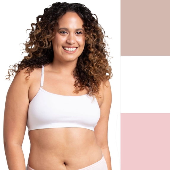 Women's Fruit of the Loom® 360 Stretch Bra 3-pack 3DSCSCT Color: Cashmere Asst Size: LARGE
