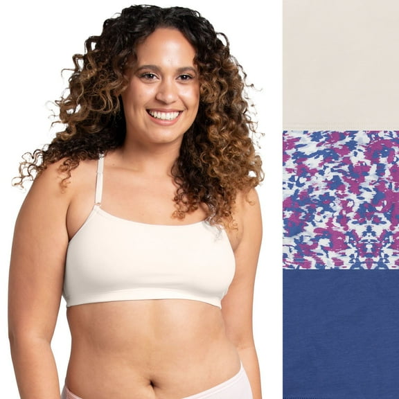 Women's Fruit of the Loom® 360 Stretch Bra 3-pack 3DSCSCT Color: Sweet Cream Size: LARGE