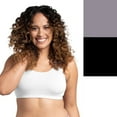 thumbnail image 1 of Women's Fruit of the Loom® 360 Stretch Bra 3-pack 3DSCSSB Color: Tiffany Silver Pack Size: MEDIUM, 1 of 4