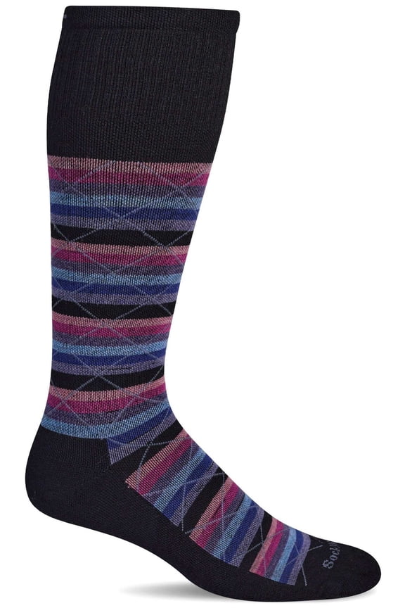 Women's Full Array | Moderate Graduated Compression Socks | Wide Calf Fit