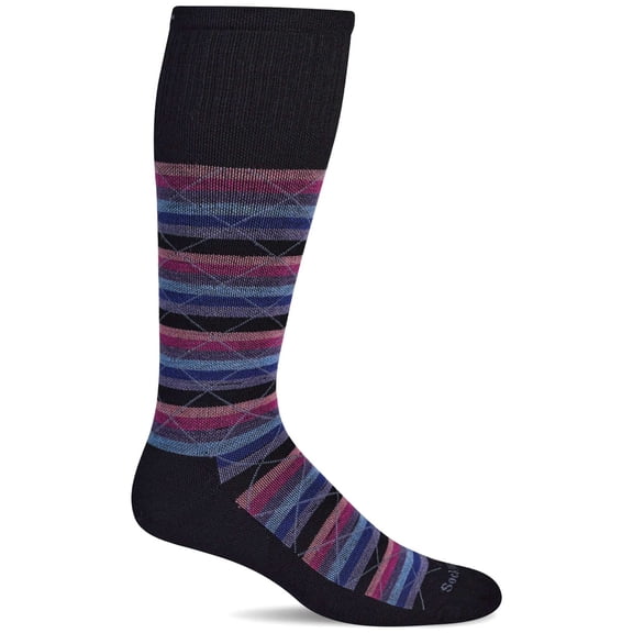 Women's Full Array | Moderate Graduated Compression Socks | Wide Calf Fit