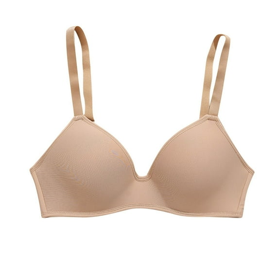 Women's Full Coverage Bras, Plus Size Push Up Bras for Women Back Fat Smoothing Bra Comfort Lightly Underwire T-Shirt Bra 36C-46C