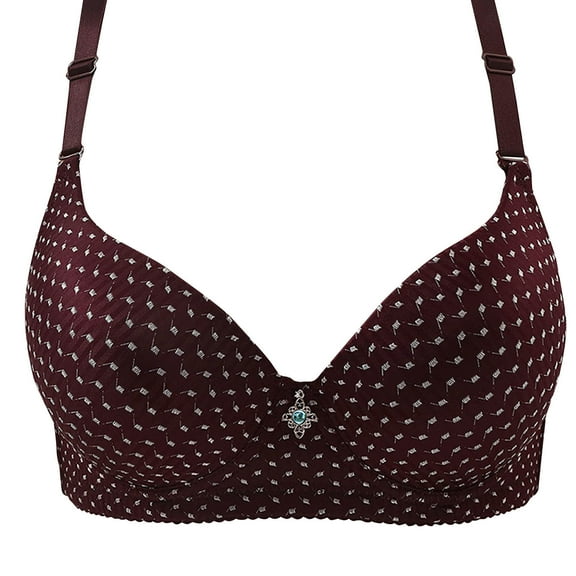 Women's Full Coverage Bras, Womens Deep V Bras Comfortable Bras Support Push Up Bralettes Low Cut no Underwire Bras Plunge Seamless Tshirts Bras Plus Size 36-46