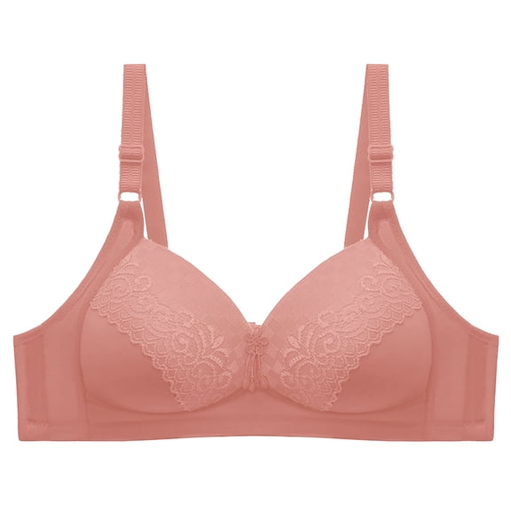Women's Full Coverage Comfort Bra Supportive Wireless Plus Size Underwear Soft Breathable Everyday Wear