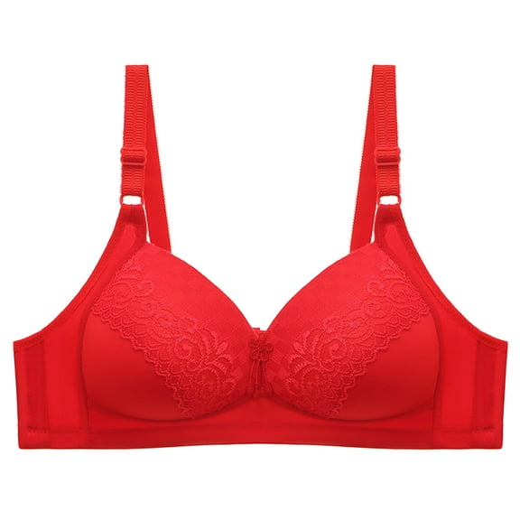 Women's Full Coverage Comfort Bra Supportive Wireless Plus Size Underwear Soft Breathable Everyday Wear