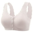 thumbnail image 1 of Women's Full Coverage Front Closure Bra Comfortable Support Large Cup Underwire Plus Size Soft Breathable Everyday Wear, 1 of 1