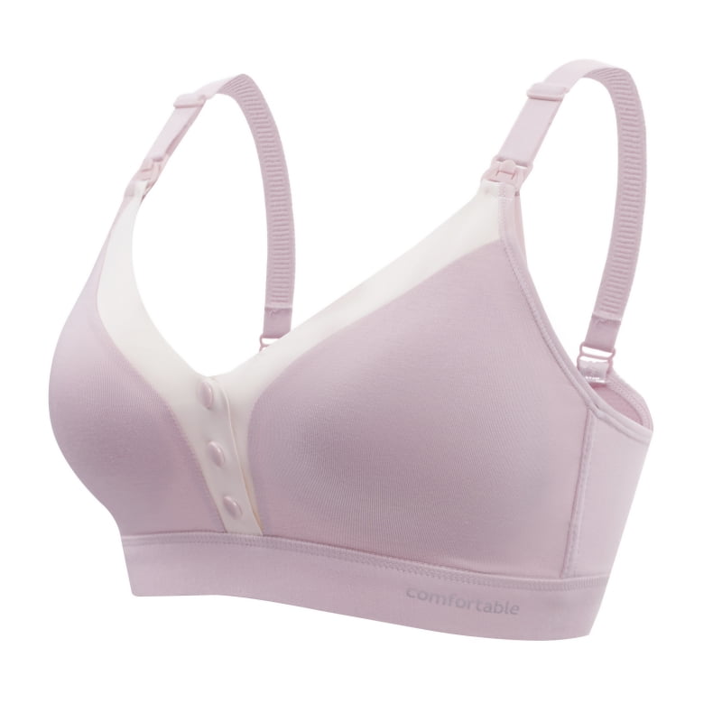 Women's Full Cup Lightly Lined Plunge Underwire Maternity Nursing Bra