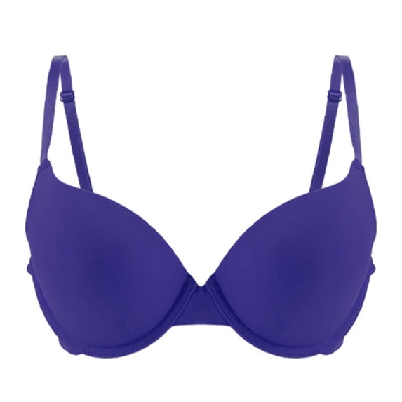 Women's Full Coverage Underwire Bra with Adjustable Straps for Support and Comfort