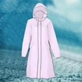 thumbnail image 1 of Women's Full Length Raincoat Overall Suit For Adults With Hooded Rain Poncho Heavy Duty Womens Winter Raincoat Woman Jacket Womens Nylon Jacket with Hood plus Size Rain Coats for Women with Hood Cheer, 1 of 8
