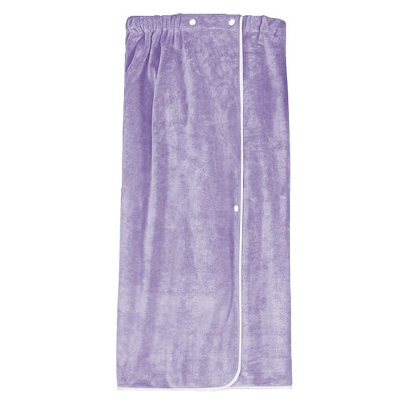 Women's Full Length Towel Wrap | Soft Lightweight Bathrobe & Beach Cover Up | Adjustable Spa Wrap for Pool, Gym & Travel | Quick-Dry Polyester | 55x31 Inches | 1 Piece