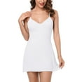 thumbnail image 1 of Women's Full Silp Dress with Built in Bra Spaghetti Nightgown Long Cami, 1 of 8