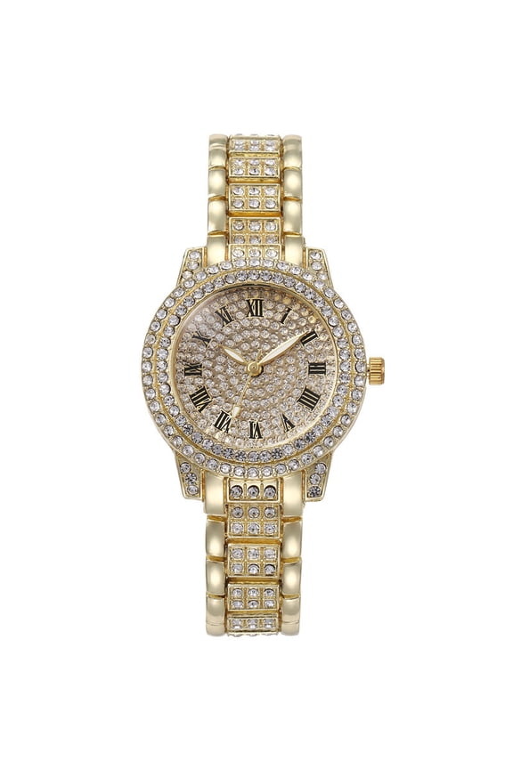 Women's Full Star Diamond Quartz Watch