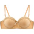 thumbnail image 1 of Women's Full Support Bras, Womens Balconette Lace Bra Plus Size Full Coverage Tshirt Seamless Underwire Bras Back Smoothing Push Up Everyday Bras 34-42, 1 of 8
