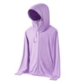 thumbnail image 1 of Women's Full Zip Hooded Sun Protection Jacket UPF 50+ Light Breathable Windbreaker with Face Cover for Daily Wear and Outdoor, 1 of 9