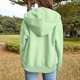 thumbnail image 1 of Women's Full Zip Up Hoodie Long Sleeve Hooded Sweatshirts Pockets Jacket Coat for Women 2025 Lightweight Comfort Soft, 1 of 8