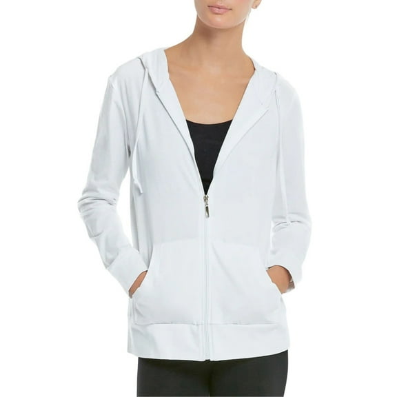 Women’s Full Zip Up Hoodie with Packets Lightweight Cotton Blend Drawstring Regular & Plus Size Casual Zipper Hooded Sweatshirt Womenswear Activewear