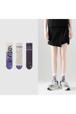 Women's Fun Artist Cotton Crew Socks 3Pack Cool & Artistic Novelty Art Gifts For Girls