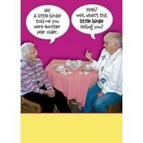 Women's Funny Adult Birthday Greeting Card (5" x 7") by Smart Alex | 3 Pack 3 Envelopes (Little Birdie)