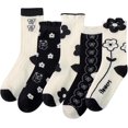 thumbnail image 1 of Women's Funny Crew Socks Novelty Cute Patterned Socks 5 Pairs Gifts, 1 of 3