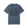 thumbnail image 1 of Women's Funny Halloween Shirt I Like Long Walks Through Haunted Houses, 1 of 3