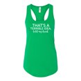 thumbnail image 1 of Women's Funny Hold My Drink Ladies Racerback Tank Top-Kelly Green-xxl, 1 of 4