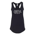 thumbnail image 1 of Women's Funny Hold My Wine Ladies Racerback Tank Top-Black-xxl, 1 of 4