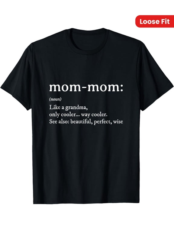 Women's Funny Mom-Mom Definition Graphic T-Shirt