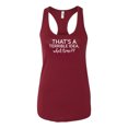 thumbnail image 1 of Women's Funny Terrible Idea What Time? Ladies Racerback Tank Top-Cardinal-xs, 1 of 4