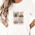thumbnail image 1 of Women's Funny Vintage It's The Most Wonderful Time Christmas Graphic Oversized Cotton T-Shirt White S-5XL, 1 of 4