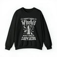 thumbnail image 1 of Women's  Funny Witch Halloween Sweatshirt, Today's Mood Witchy, 1 of 4