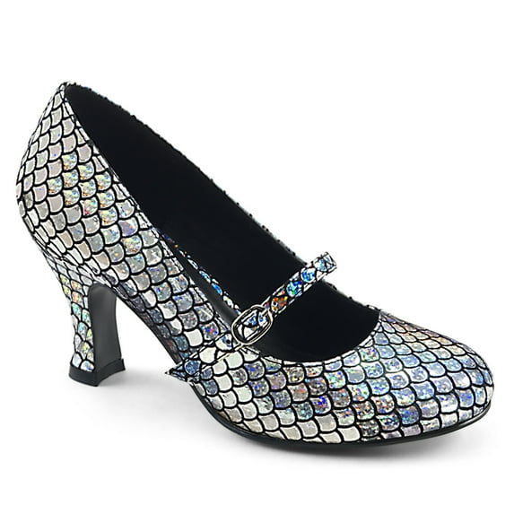 Women's Silver Mermaid Heels
