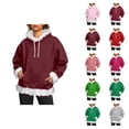 thumbnail image 1 of Women's Hoodie 2026 Casual Fall Winter Drawstring Plain Hooded Sweatshirt with Pockets Pullover Top, 1 of 6