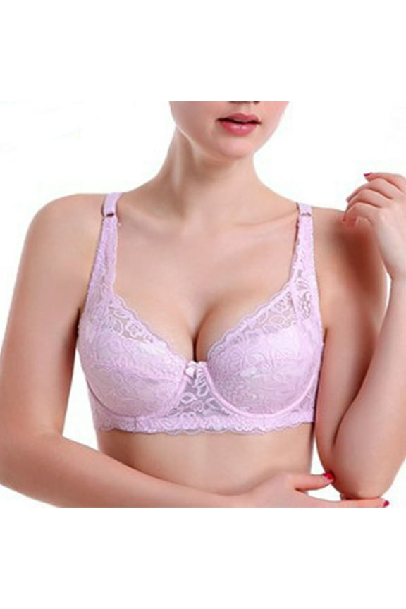Women's Fusion Lace Underwire Full Cup Side Support Bra Coverage