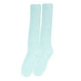 thumbnail image 1 of BambooMN Women's Fuzzy Feather Soft Cozy Knee High Socks - Light Blue - Regular - 1 Pair, 1 of 5