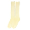 thumbnail image 1 of BambooMN Women's Fuzzy Feather Soft Cozy Knee High Socks - Yellow - Extra Large - 1 Pair, 1 of 5