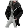 thumbnail image 1 of Women's Fuzzy Fleece Cardigan Jacket Winter Warm Long Kimono Slouchy Long Sleeve Open Front Outwear Sweater Coats, 1 of 5
