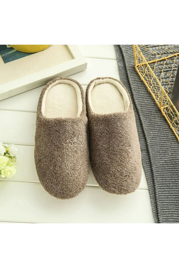 Women's Fuzzy Fluffy Furry Fur Slippers Flip Flop Cozy House Sandals Slides Soft Flat Comfy Anti-Slip Spa Indoor Outdoor Slip on