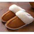 thumbnail image 1 of Women's Fuzzy Memory Foam Slippers Fluffy Winter House Shoes Indoor and Outdoor, 1 of 11