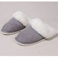 thumbnail image 1 of Women's Fuzzy Memory Foam Slippers Fluffy Winter House Shoes Indoor and Outdoor, 1 of 10