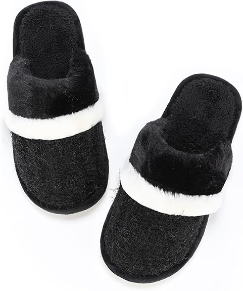Women's Cat Paw Cozy Slippers Warm Gifts for Women Men with Memory Foam Trendy Cute Fuzzy Winter House Shoes Indoor Outdoor