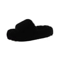 thumbnail image 1 of Women's Fuzzy Open-Toe House Slippers with Memory Foam - Plush Cozy Cute Slipper Indoor/Outdoor Soft Slip On Slides Gifts for Women Mom Her Ladies, 1 of 10