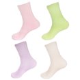 thumbnail image 1 of Women's Fuzzy Soft Colored Cozy Plush Warm Fluffy Socks - Assortment D - 4 Pairs, 1 of 6