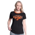 thumbnail image 1 of Women's-G-III 4Her by Carl Banks  Black Baltimore Orioles Pitch T-Shirt, 1 of 2