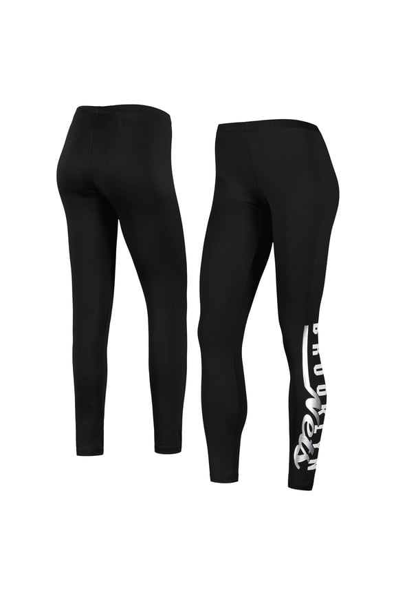Women's G-III 4Her by Carl Banks Black Brooklyn Nets Jump Shot Leggings