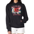 thumbnail image 1 of Women's G-III 4Her by Carl Banks Black Calgary Flames Flower Logo Pullover Hoodie, 1 of 2