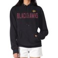 thumbnail image 1 of Women's G-III 4Her by Carl Banks  Black Chicago Blackhawks Dot Print Pullover Hoodie, 1 of 3