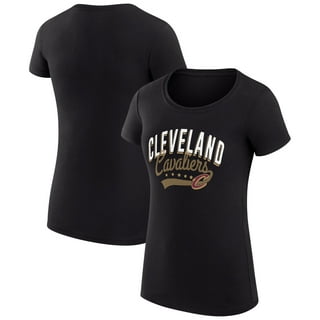 NBA Cleveland Cavaliers T-Shirt Tee Adult XL Print Front Black Basketball  Mens