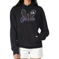 thumbnail image 1 of Women's G-III 4Her by Carl Banks Black Colorado Avalanche Animal Print Heart Fleece Pullover Hoodie, 1 of 2